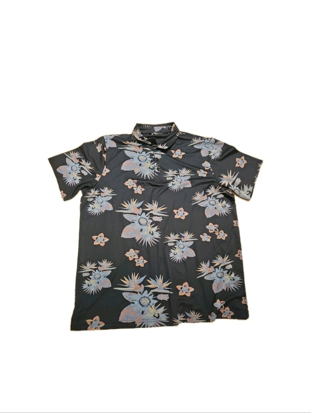 Travis Mathew Secluded Island Performance Golf Polo Shirt sz XXL